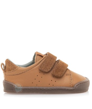 MTNG - DEPORTIVA DOBLE VELCRO NAPA CAMEL T 19-26