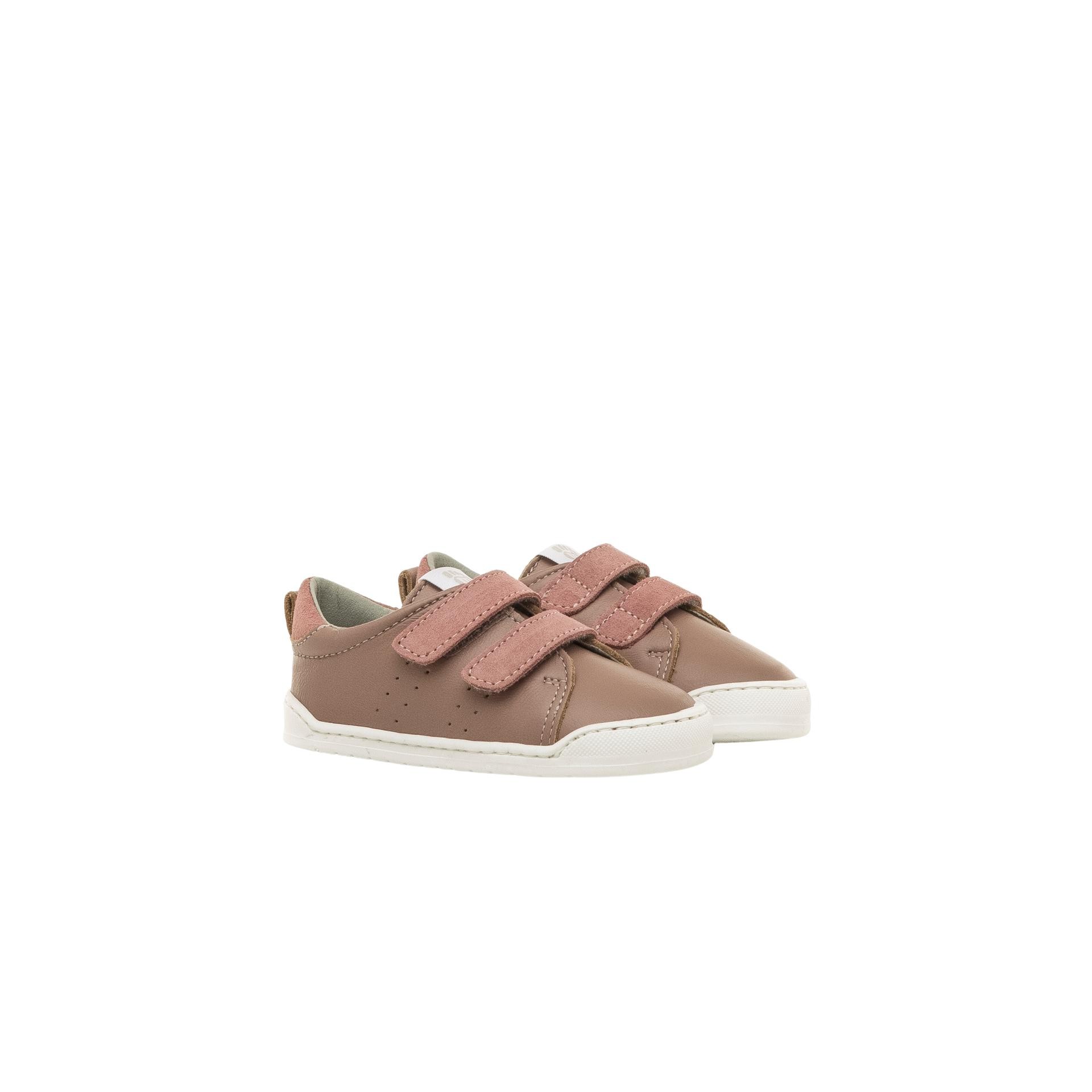 MTNG - DEPORTIVA DOBLE VELCRO NAPA NUDE T 19-26