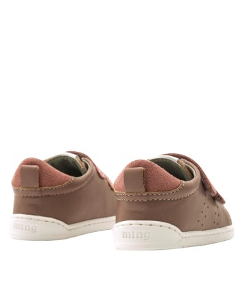 MTNG - DEPORTIVA DOBLE VELCRO NAPA NUDE T 19-26