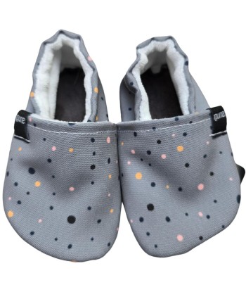 SNUGI - SLIPPERS CLASSIC DOTS GRIS T 20-22