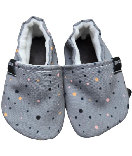 SNUGI - SLIPPERS CLASSIC DOTS GRIS T 20-22