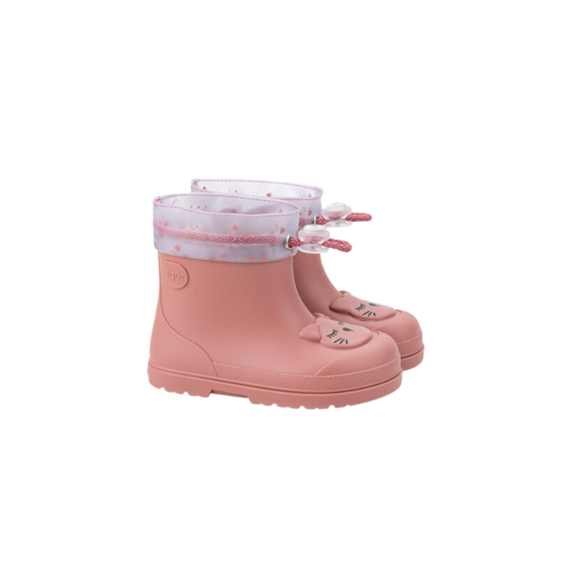 IGOR - BOTAS DE AGUA MENDI GATO ROSE T 21-26