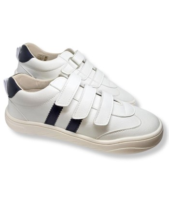 PIRUFLEX - DEPORTIVA 3 VELCROS BLANCO-AZUL 