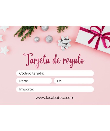 TARJETA REGALO IMPORTE FLEXIBLE