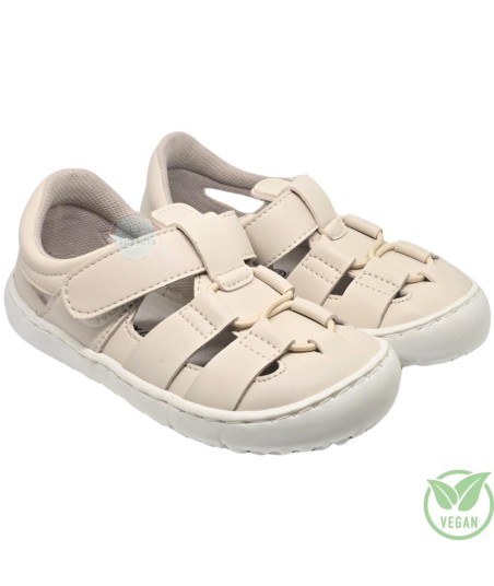 COQUEFLEX - SANDALIA MICROFIBRA IVORY CREAM