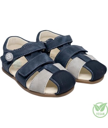 ANDANINES - SANDALIA NAVY CON GRIS PONTIAC