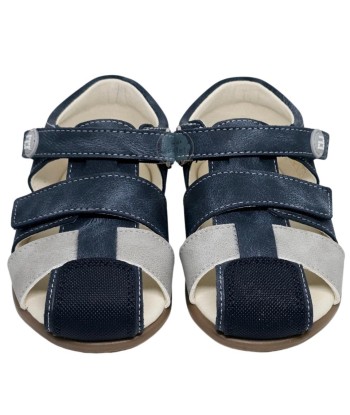 ANDANINES - SANDALIA NAVY CON GRIS PONTIAC
