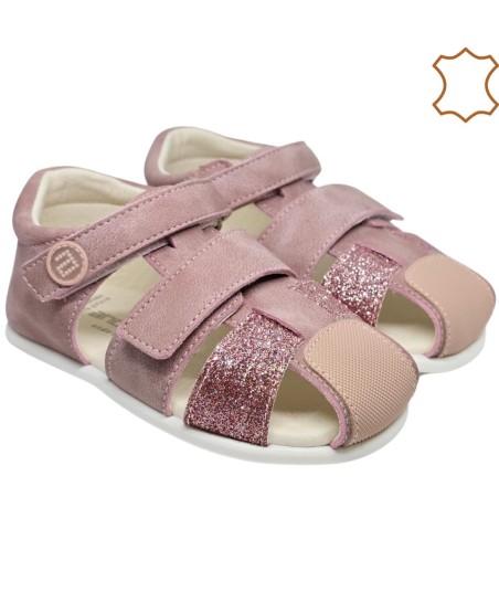 ANDANINES - SANDALIA GLITTER ROSA PONTIAC