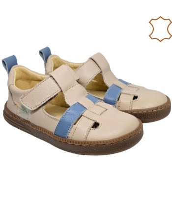 ANDANINES - SANDALIA TAUPE CON JEANS