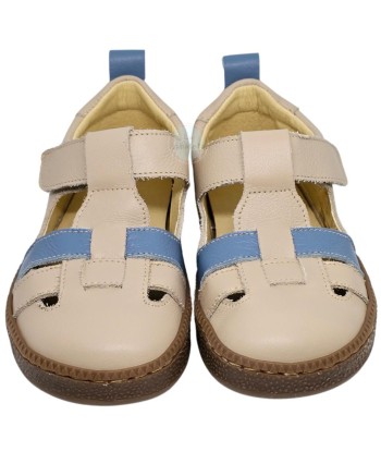ANDANINES - SANDALIA TAUPE CON JEANS