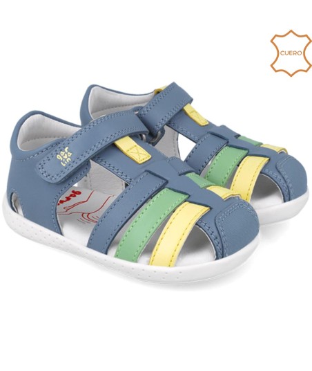 GARVALIN - SANDALIA CASUAL INDIGO