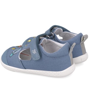 GARVALIN - SANDALIA TEXTIL TOY INDIGO PLANETAS