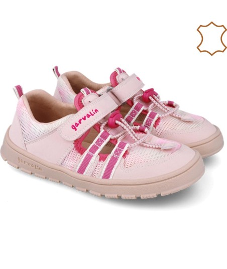 GARVALIN - SANDALIA REJILLA MULTICOLOR ROSA