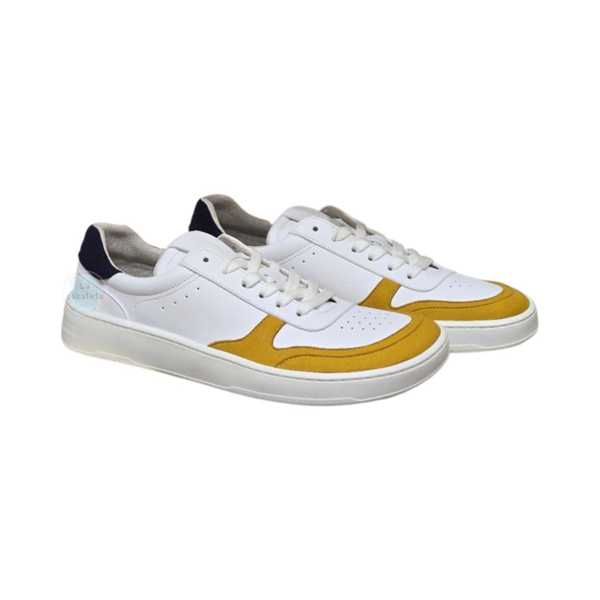 COQUEFLEX - DEPORTIVA BLANCA-MOSTAZA COMBI 4 COQUEFLEX - DEPORTIVA BLANCA-MOSTAZA COMBI 4