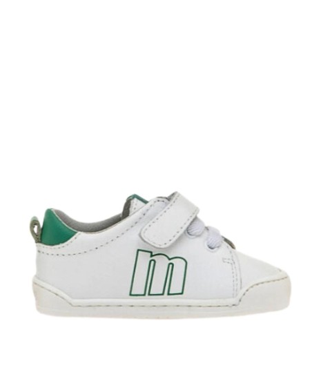 MUSTANG - DEPORTIVA NAPA BLANCO / VERDE T 21-26
