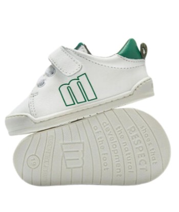 MUSTANG - DEPORTIVA NAPA BLANCO / VERDE T 21-26