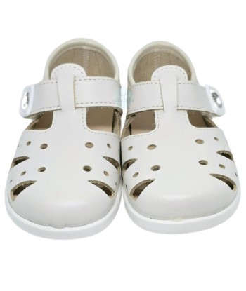 CONGUITOS - SANDALIA PIEL NAPA CREMA