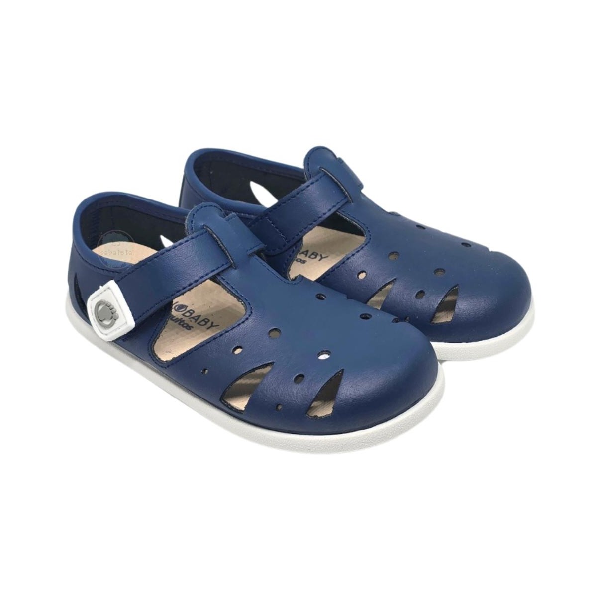 CONGUITOS - SANDALIA PIEL NAPA NAVY CONGUITOS - SANDALIA PIEL NAPA NAVY