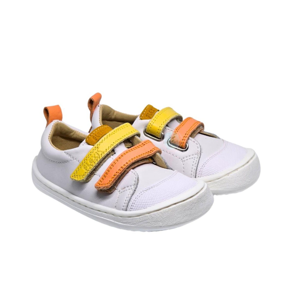 FLEXINENS - DEPORTIVA BLANCA V  NARANJA Y AMARILLO