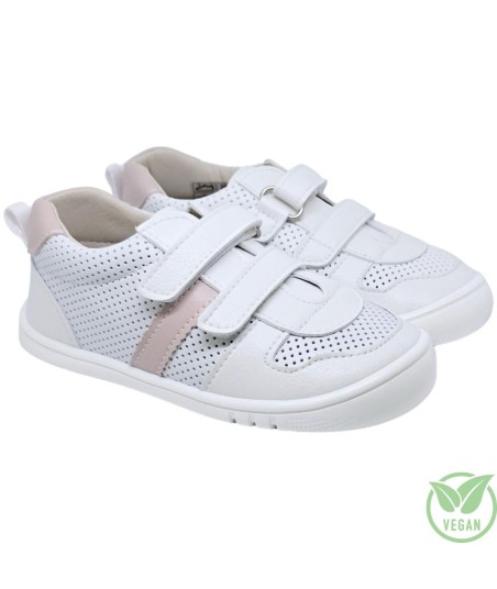 PIRUFLEX - DEPORTIVA TROQUELADA MICRO BLANCA-ROSA