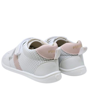 PIRUFLEX - DEPORTIVA TROQUELADA MICRO BLANCA-ROSA