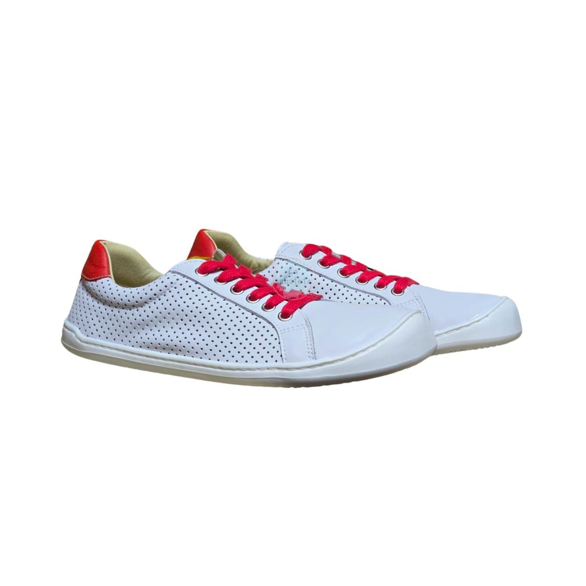 FLEXINENS - DEPORTIVA TROQUELADA BLANCO/ROJO FLEXINENS - DEPORTIVA TROQUELADA BLANCO/ROJO