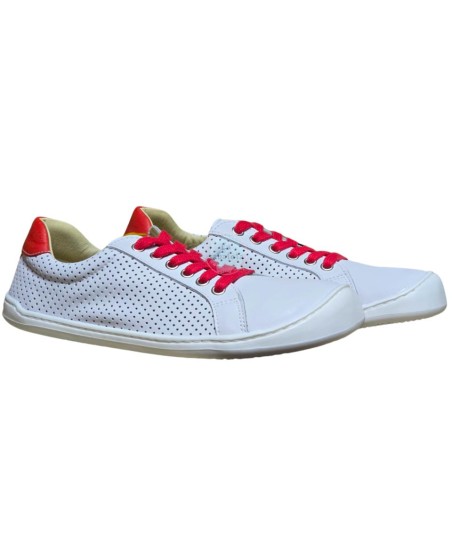 FLEXINENS - DEPORTIVA TROQUELADA BLANCO/ROJO