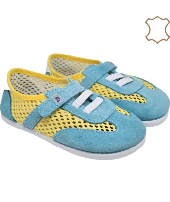 BATILAS - DEPORTIVA REJILLA AZUL/AMARILLO