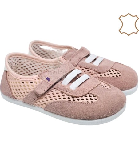 BATILAS - DEPORTIVA REJILLA ROSA NUDE