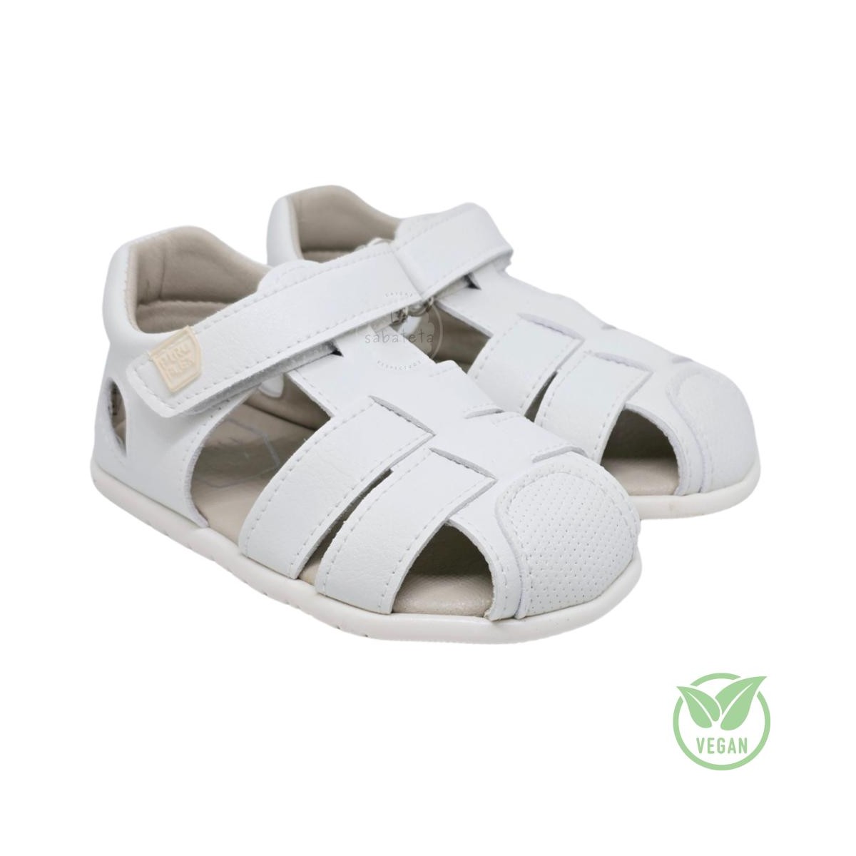 PIRUFLEX - SANDALIA MICROFIBRA BLANCA PIRUFLEX - SANDALIA MICROFIBRA BLANCA