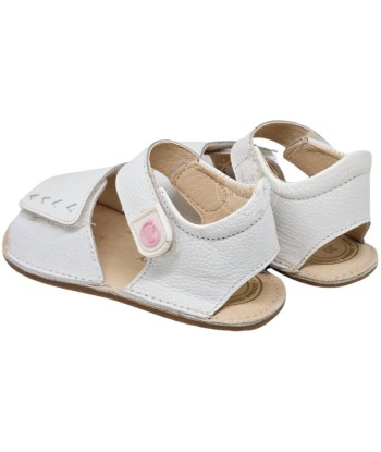 CONGUITOS - SANDALIA BLANCA ABIERTA VELCRO