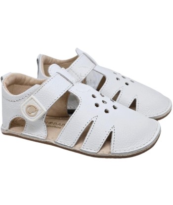 CONGUITOS - SANDALIA BLANCA CERRADA VELCRO