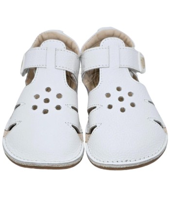 CONGUITOS - SANDALIA BLANCA CERRADA VELCRO