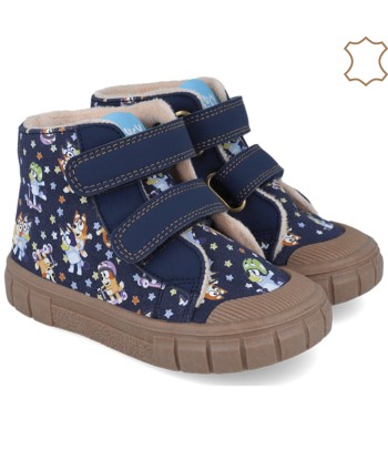 BOTIN BLUEY AZUL ESTAMPADO...