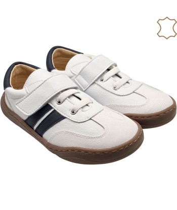 DEPORTIVO PIEL BLANCO NEGRO...