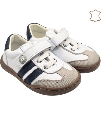 DEPORTIVO PIEL BLANCO NEGRO...