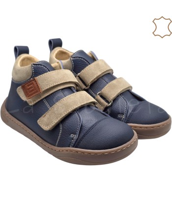 BOTIN AZUL MARINO PIEL...