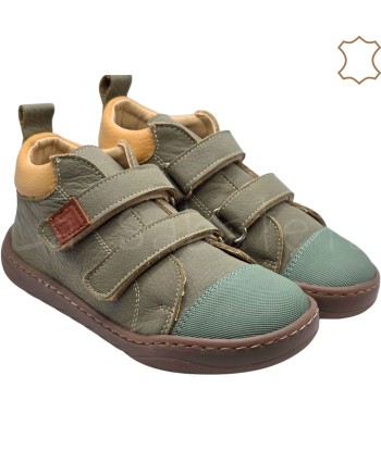 BOTIN KHAKI PIEL VELCRO - ADN