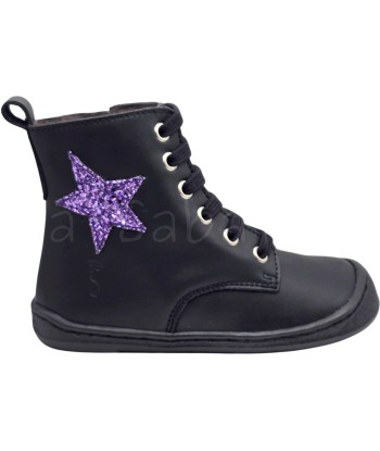 BOTIN NEGRO/LILA ESTRELLA -...