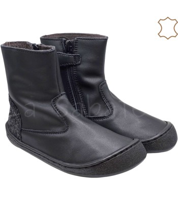 BOTIN NEGRO BRILLANTE TALON...