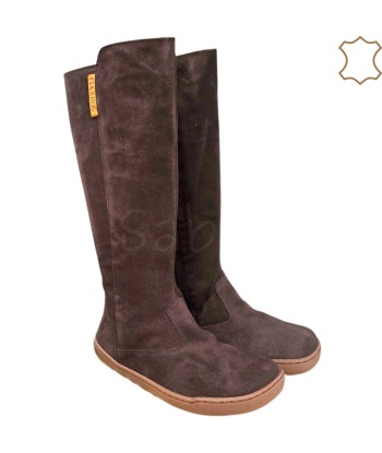 BOTA ALTA SERRAJE MARRON -...