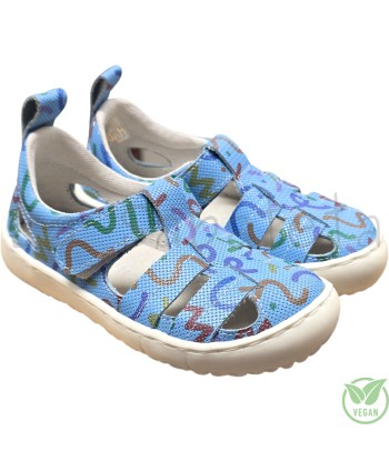 SANDALIA SEMI VEREA AZUL -...