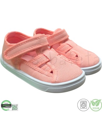 SANDALIA LONA MOLLY CORAL -...
