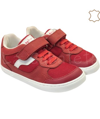 DEPORTIVA PIEL-REJILLA ROJO...