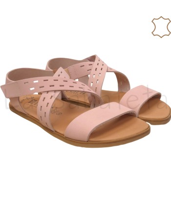 SANDALIA ALBA NOBUCK ROSA -...