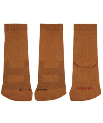 CALCETIN MEDIA CAÑA BAREFOOT MARRON RIZO - CONDOR