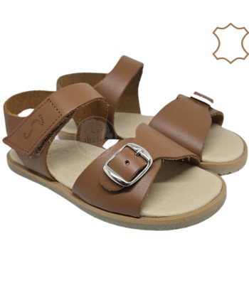 SANDALIA INFANTIL HEBILLA BOX CUERO - FLEXINENS