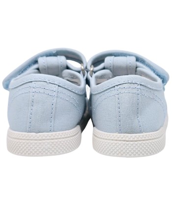 BLANDITOS - SANDALIA LONA MANGO AZUL CIELO