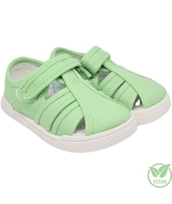 BLANDITOS - SANDALIA LONA MANGO VERDE