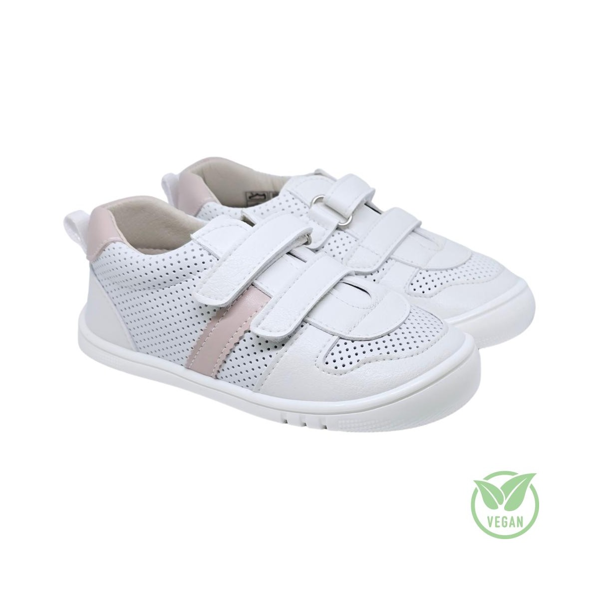 PIRUFLEX - DEPORTIVA TROQUELADA MICRO BLANCA-ROSA
